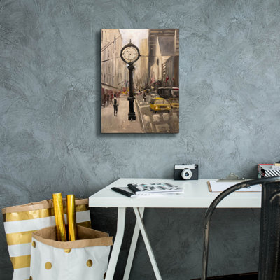 «Epic Graffiti» «City Time» par Jadei, impression sur toile 12 po x 16 po