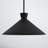 Lamborn 1 - Light Matte Black Cone Pendant