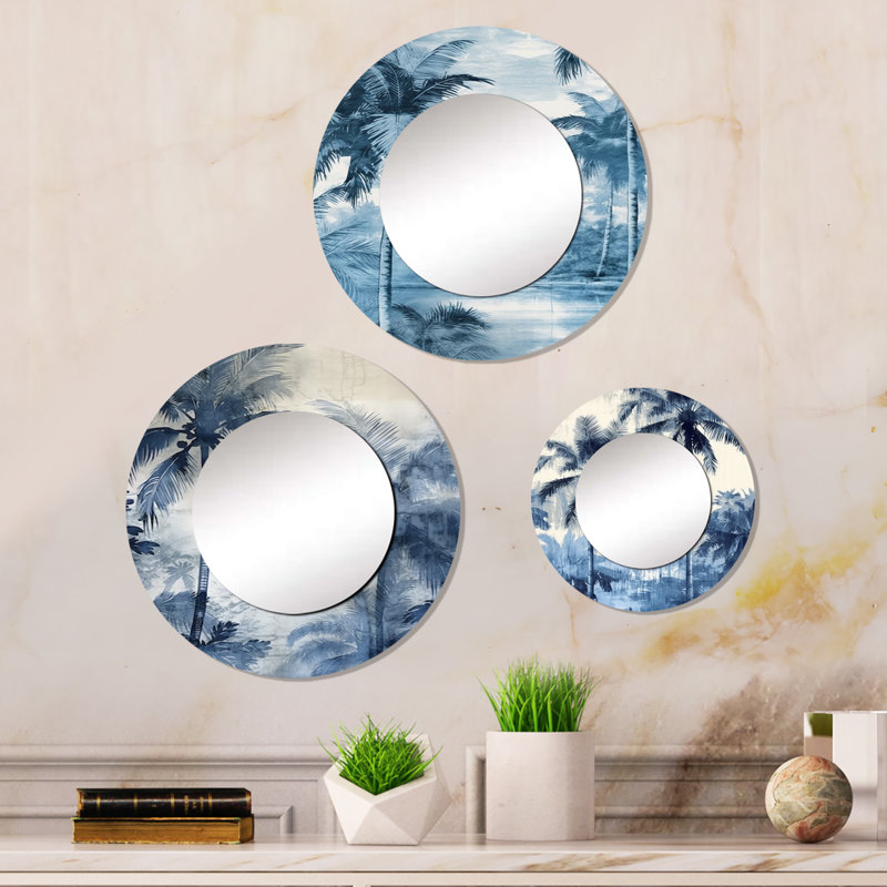 Deval Metal Round Mirror