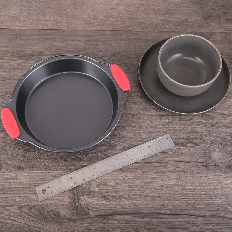 Plat rond en aluminium antiadhésif Nutustr