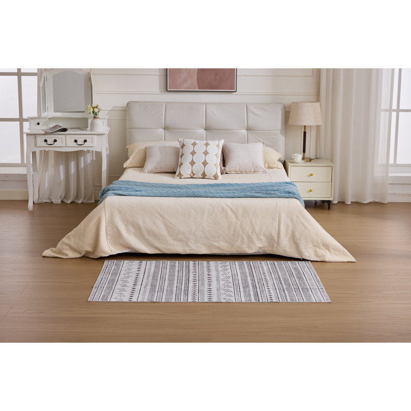 Tapis moderne de salon / chambre à coucher, tapis géométrique pour la maison, Rectangulaire 3 pi x 5 pi