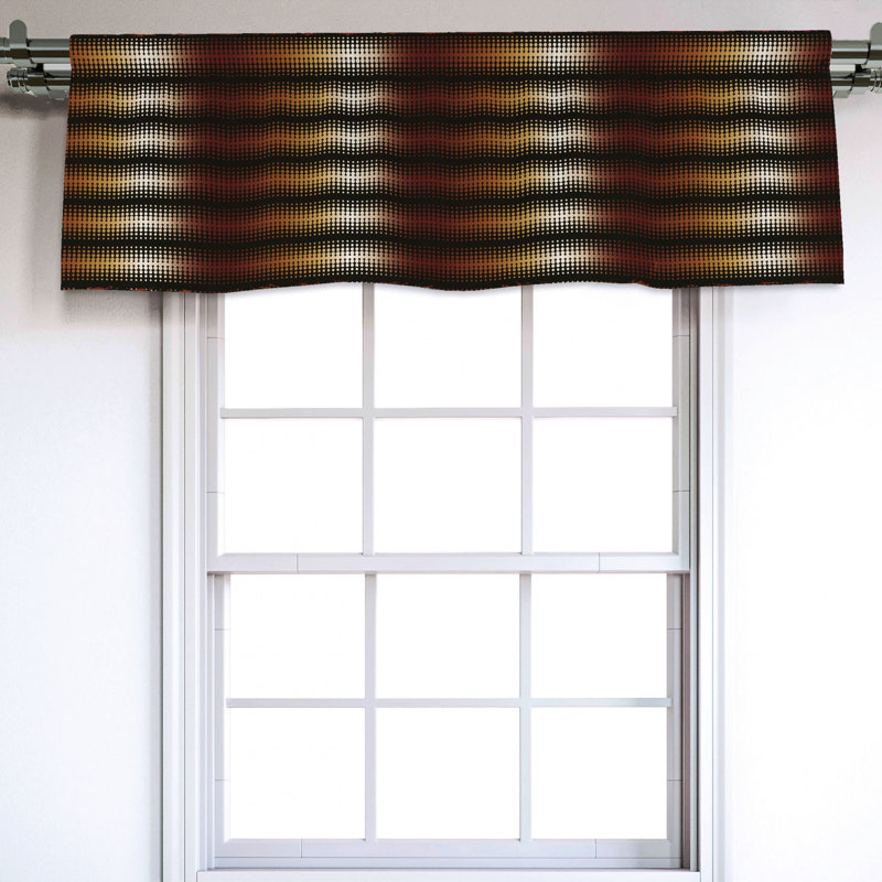 Sateen Ruffled Window Valance