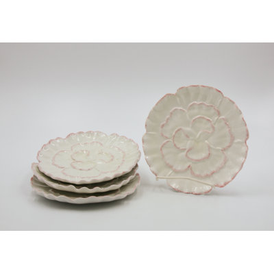 Ensemble de 4 assiettes à œillets