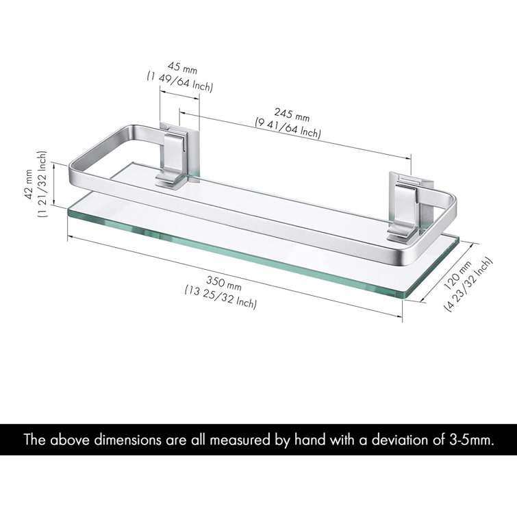 https://assets.wfcdn.com/im/94146847/resize-h755-w755%5Ecompr-r85/2172/217261827/Bathroom+Glass+Shelf+Aluminum+Tempered+Glass+8MM+Extra+Thick+2+Pack+Rectangular+1+Tier+Storage+Organizer+Wall+Mount+Silver..jpg