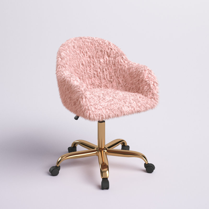 Chaise de travail Kristian, Rose
