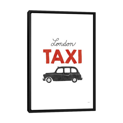 « london taxi », impression sur toile tendue