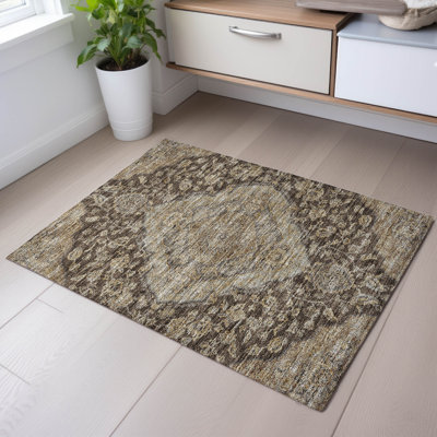 Premium Machine Washable Gurubaksh AMF1151 Global Rug