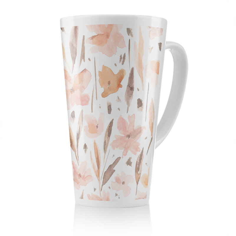 Watercolour Latte Mug