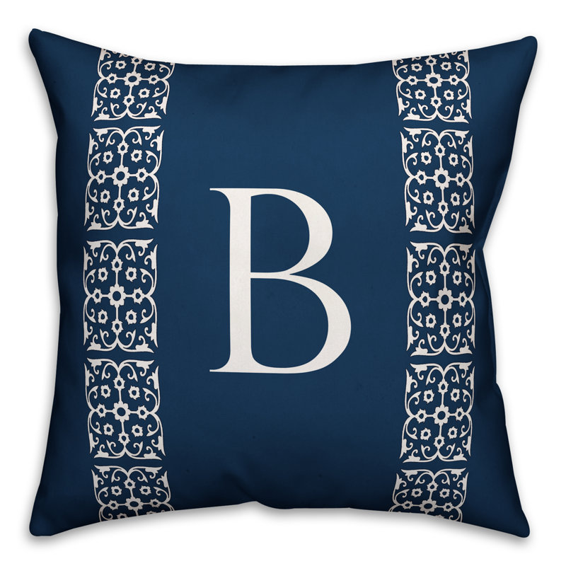 Reversible Throw Pillow, B