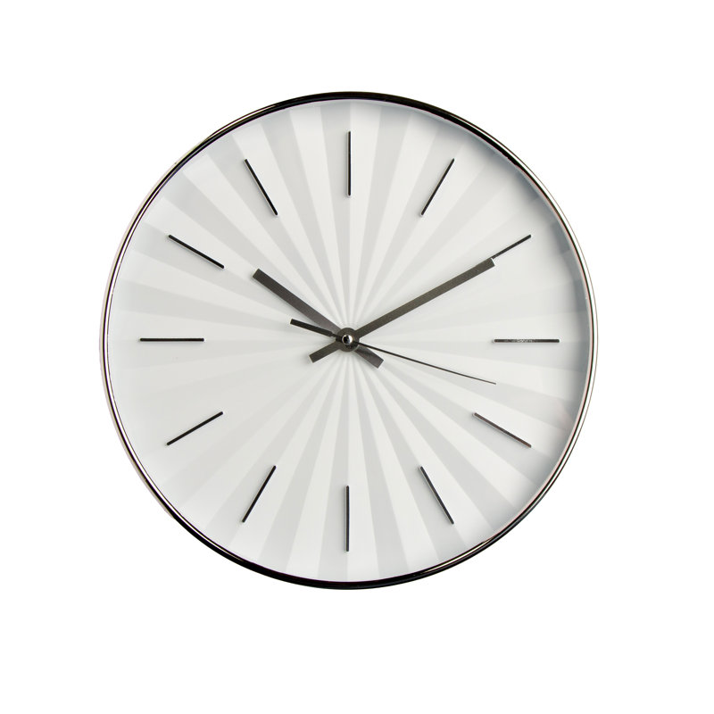 Horloge murale Thasos, Blanc