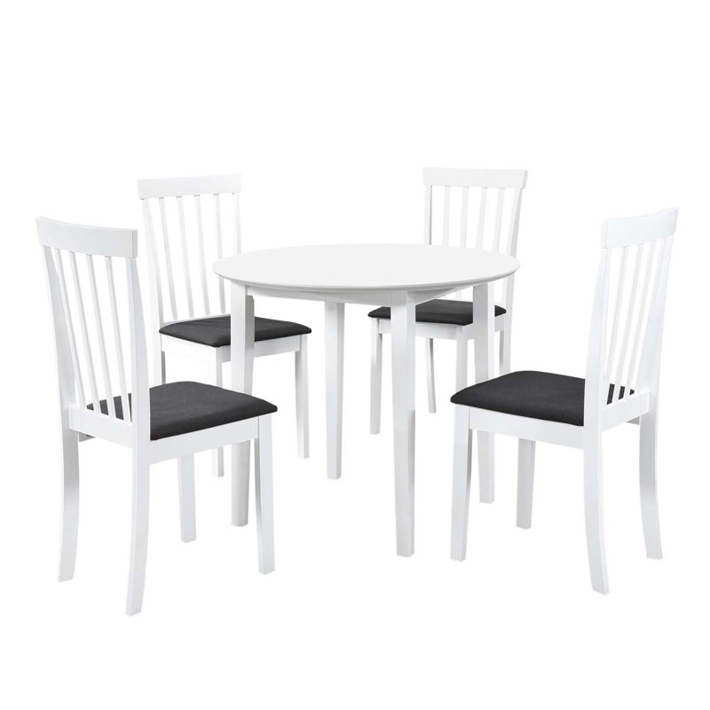 Table de salle à manger Katelinn, Blanc