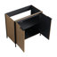 Meuble-lavabo sur pied 36 po avec tablettes réglables - lavabo non inclus
