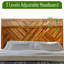 Sierra Solid Wood Bed Frame with Adjustable Headboard / Handcrafted Platform Bed-1020736583-1020696903
