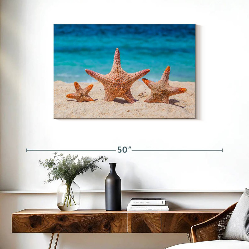 Trio d'étoiles de mer Aletra, H 24 po x l 36 po