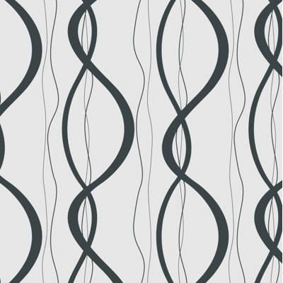 Ribbons And Chains Peel & Stick Abstract Roll