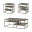 Ensemble de table basse et de tables de bout 3 pièces Padena