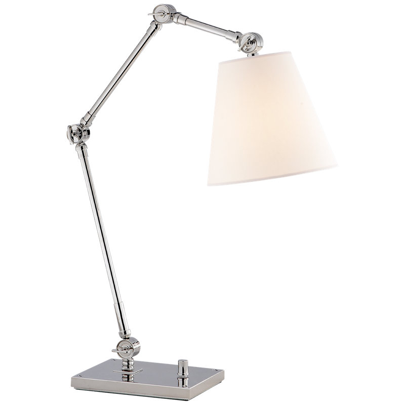 Suzanne Kasler Graves Task Lamp, Polished Nickel