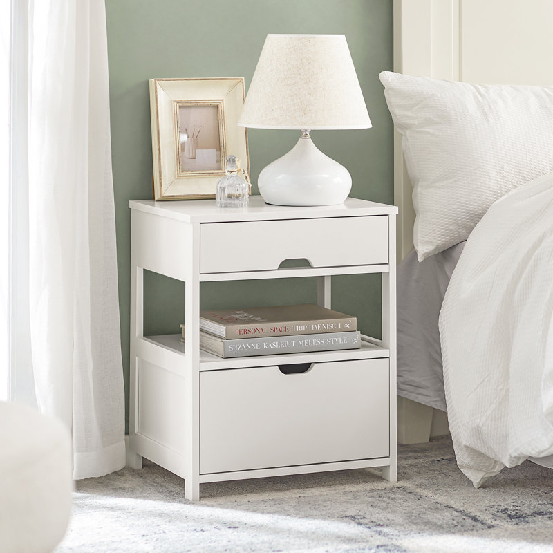 Eilish 2 Drawers Bedside Table