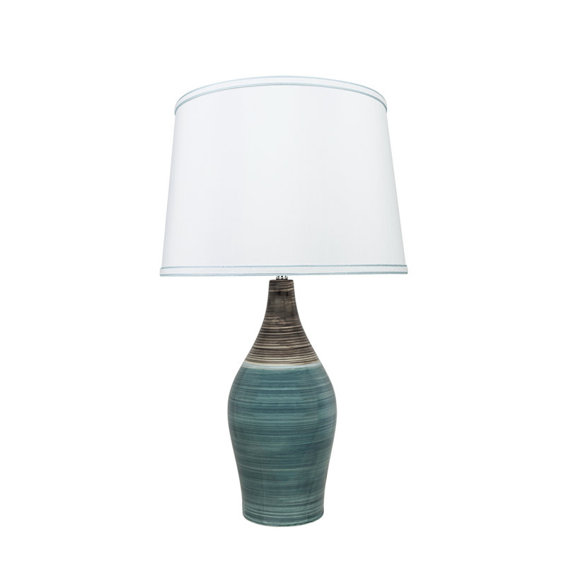 Lampe de table 27,5 po sarcelle
