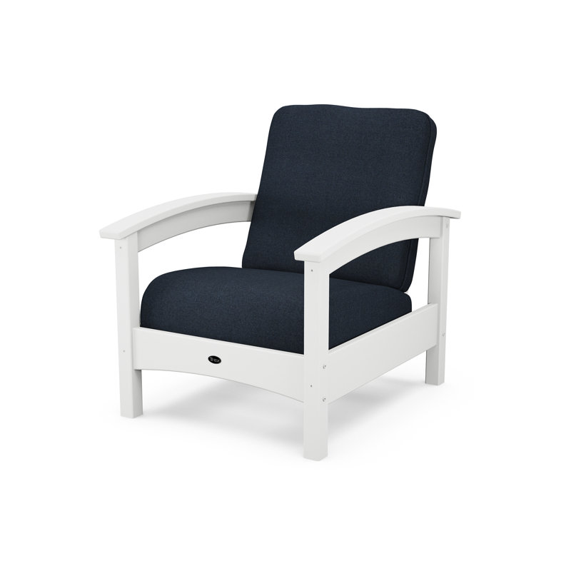 Fauteuil club Rockport, Indigo marin, Bleu marine