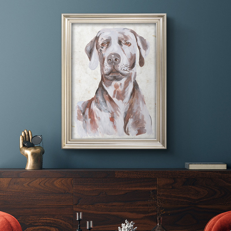 Sitting Dog I Sitting Dog I - reproduction d'art sur toile, L 29 po x H 41 po