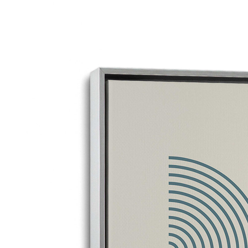 «Storm Blue Bauhaus Composition I», reproduction sur toile, H 48,75 po x l 32,75 po, Chrome poli