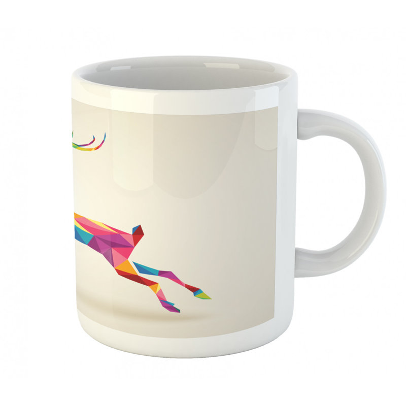 Grande tasse à café renne