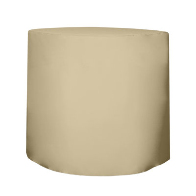 Javin Solid Color Round Tablecloth