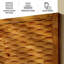 Base de lit plateforme en bois massif Elara avec tête de lit sculptée Elara-916882854-916882849