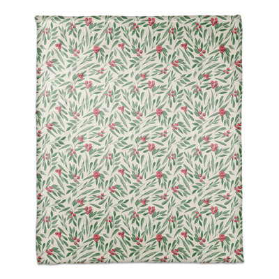  Jeté polaire Holly Berries