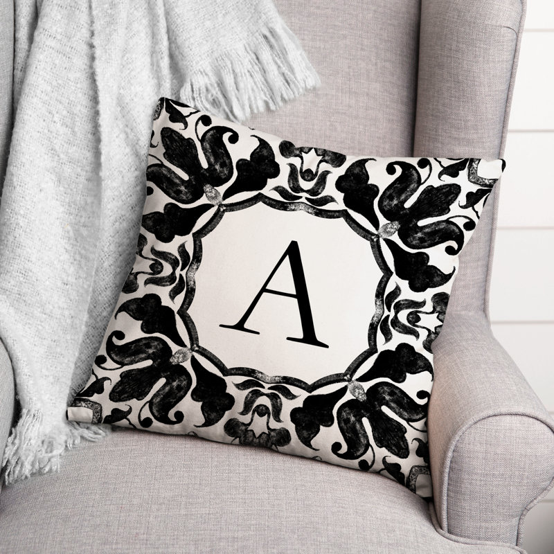  Housse et insert de coussin carré extérieur P Monogram, A