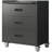 Heavy-Duty Metal Storage Cabinet With Wheels - 3 Drawer Tool Cabinet For Garage, Office, And Home Organizer Solutions-1252794020