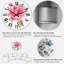 Horloge murale traditionnelle rose vif-2050943574