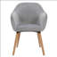 Mirakel 47cm H Velvet Upholstered Armchair-801938979