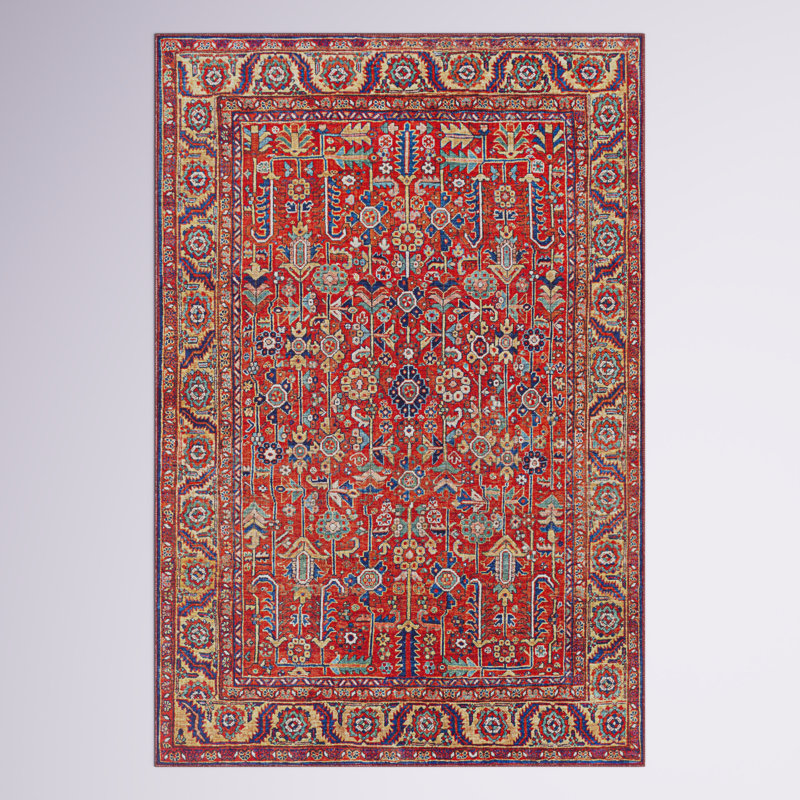 Fleckenstein Oriental Indoor Rug, Rectangle 5' x 7'6"
