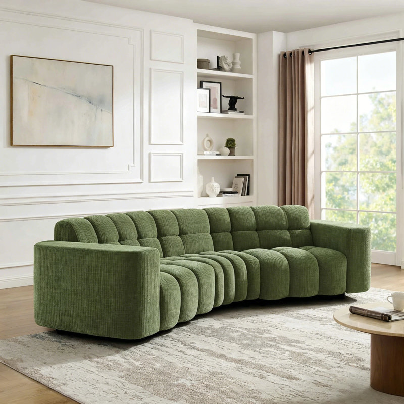 Canapé Minimore, Chenille verte