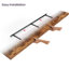 Ensemble de tablettes flottantes avec supports muraux invisibles l 60 po x P 8 po Miami-128803167-111448275