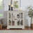 Tall Accent Cabinet With Glass Door-283342429