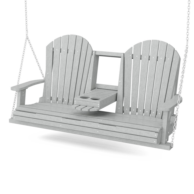 Balancelle 5 pi avec console Heritage, Gris clair