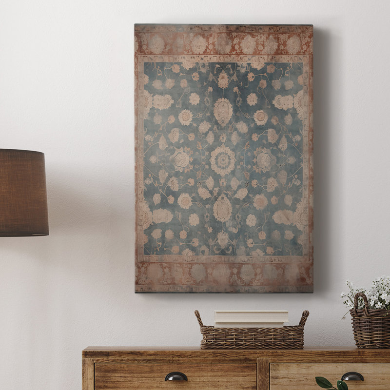 Impression abstraite rétro II - galerie Cavas sur mesure, H 12 po x l 8 po