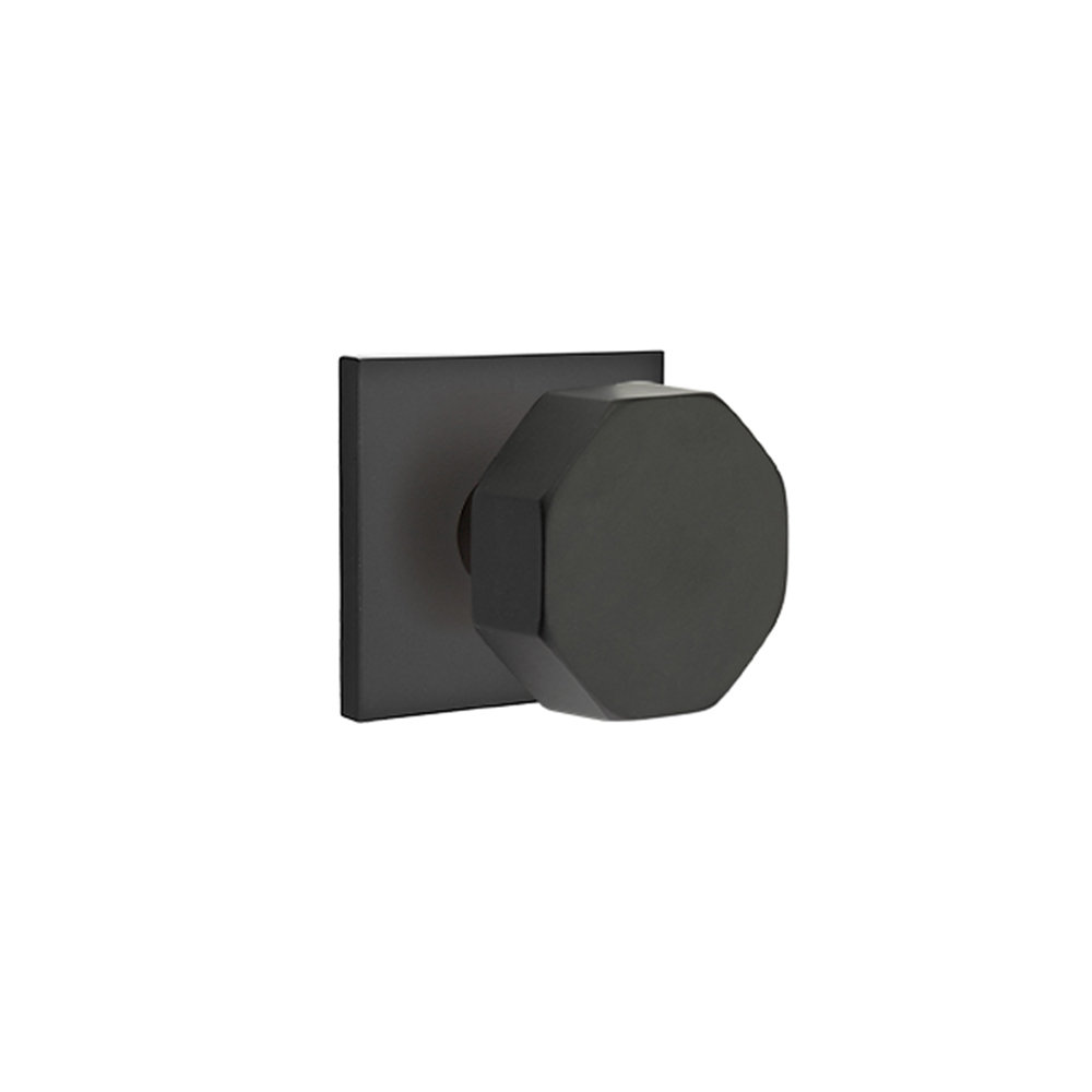 Emtek Passage Knobset w/ Square Rosette and Octagon Knob Emtek 