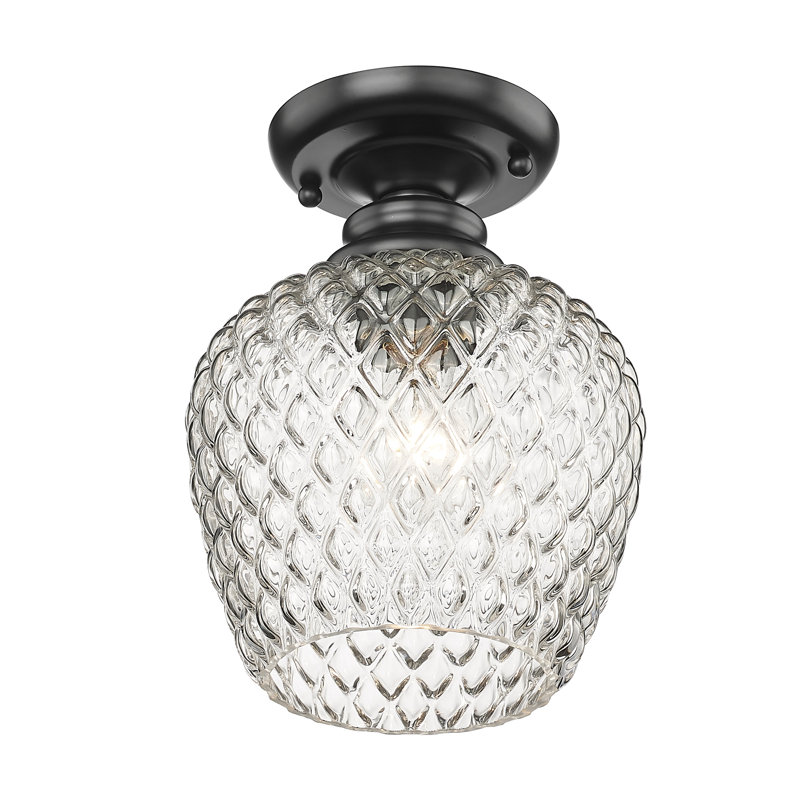 Farihah Glass Semi Flush Mount