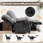 Fauteuil inclinable et oscillant surdimensionné-740632669