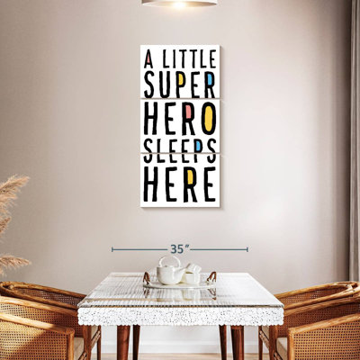 A Little Superhero Sleeps Here