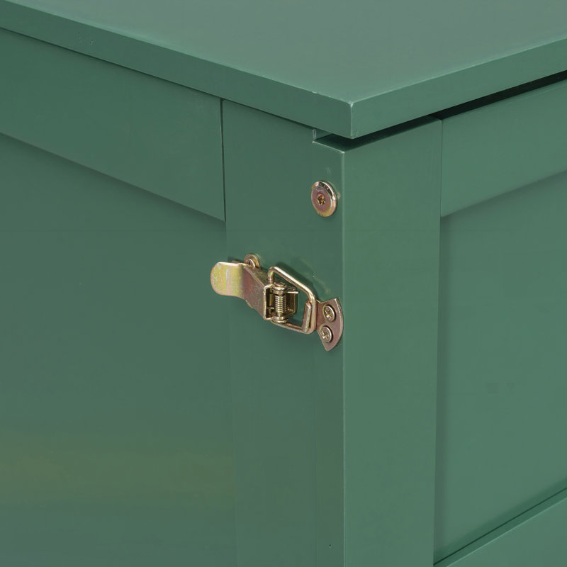 Lit escamotable double avec grands tiroirs, Green