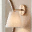 Applique murale 1 lumière en laiton Ellyot-1256175395