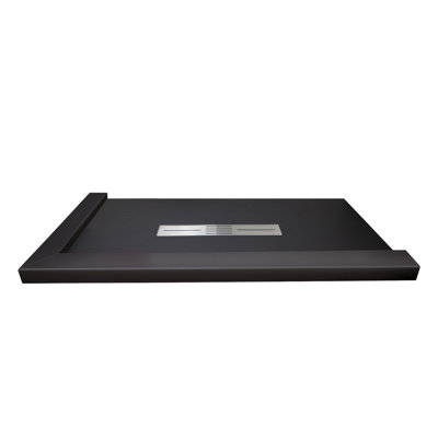 Transolid Trimslate 60-in x 42-in Shower Base with Adjustable Double Threshold and Center Drain