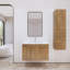 Ensemble de meuble-lavabo mural simple 35 po Blandon-1666918772