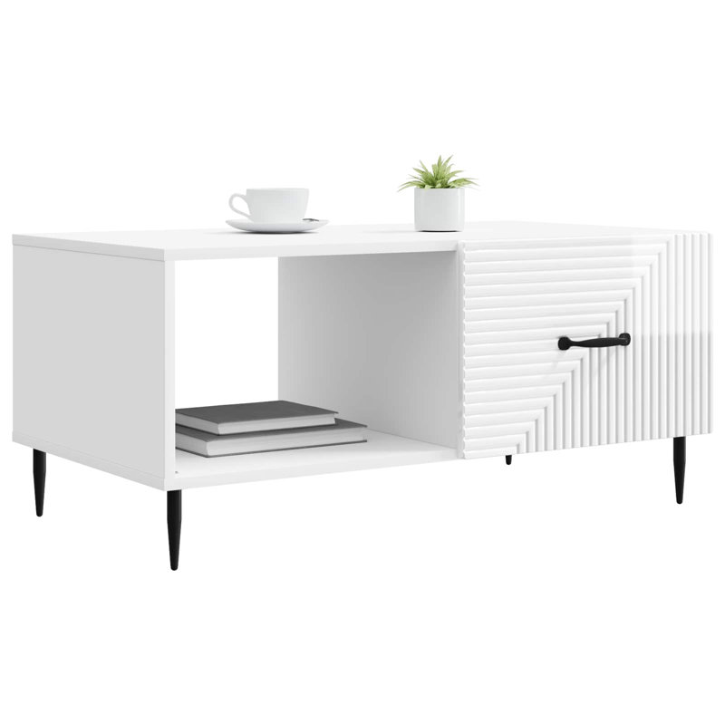 Coffee Table, High Gloss White