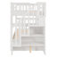 Twintwin Bunk Bed With Trundle And White Steady Build For Bedroom - Solid Wood-2115182781